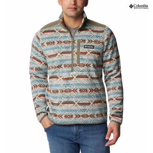 Men's Sweater Weather II Printed Half Zip