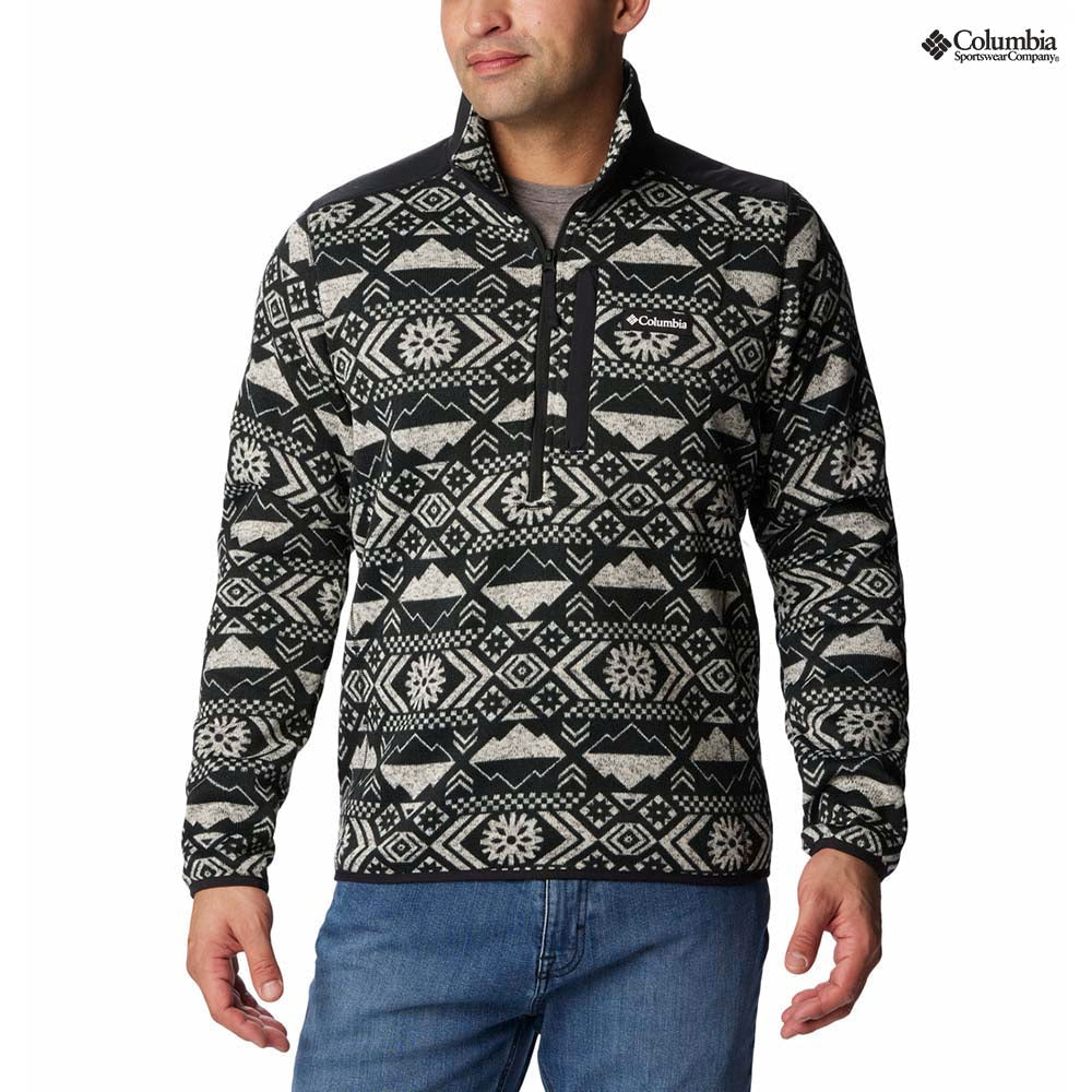 Men's Sweater Weather II Printed Half Zip